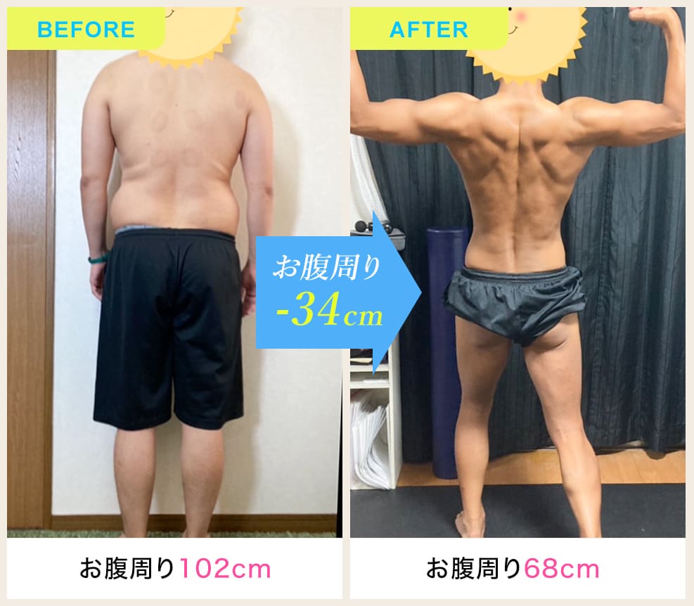 30代男性肉体改造2